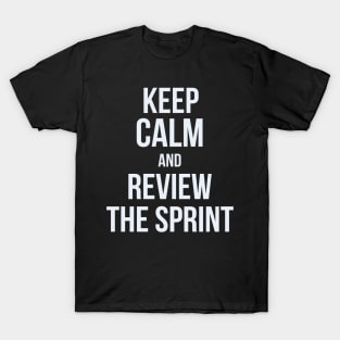 Developer Keep Calm and Review the Sprint T-Shirt